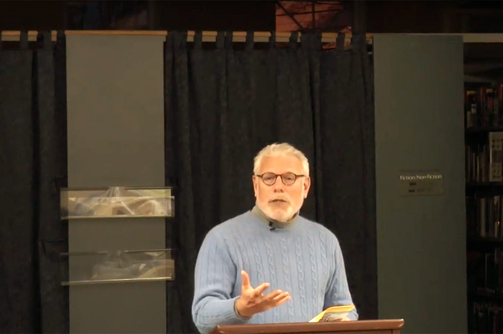 David Shlaes lecturing
