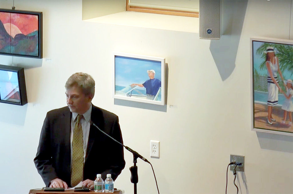 Scott Bates at podium